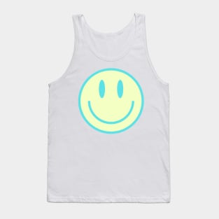 Smiley Face in Green Tank Top